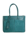 Piquadro Woman Handbag Dark Green Size - Cow Leather, Eva (ethylene - Vinyl - Acetate), Nylon, Polye