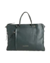 Piquadro Woman Handbag Deep Teal Size - Cow Leather, Polyester, Eva (ethylene - Vinyl - Acetate), Me In Green