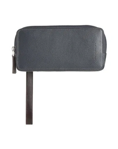 Piquadro Woman Handbag Navy Size - Cow Leather In Blue