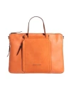 Piquadro Woman Handbag Orange Size - Cow Leather, Polyester, Eva (ethylene - Vinyl - Acetate), Metal