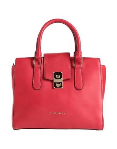 Piquadro Woman Handbag Red Size - Leather
