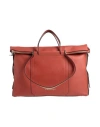 Piquadro Woman Handbag Rust Size - Cow Leather, Nylon, Polyester, Eva (ethylene - Vinyl - Acetate),