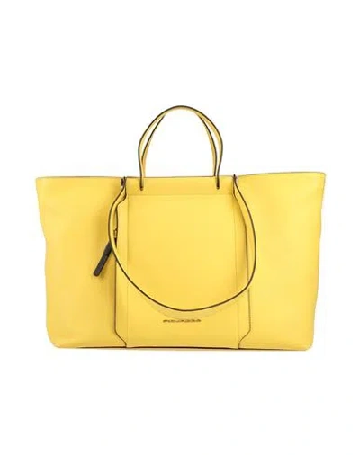 Piquadro Woman Handbag Yellow Size - Leather