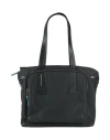 Piquadro Woman Shoulder Bag Black Size - Textile Fibers, Leather