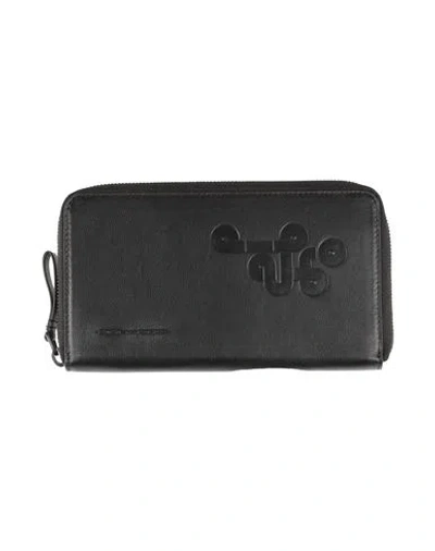 Piquadro Woman Wallet Black Size - Cow Leather