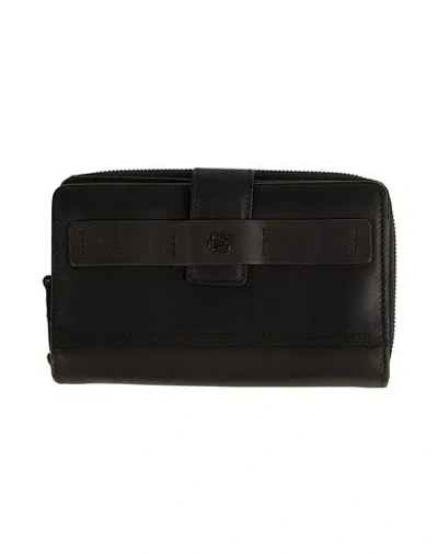 Piquadro Woman Wallet Black Size - Soft Leather