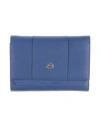 Piquadro Woman Wallet Blue Size - Cow Leather