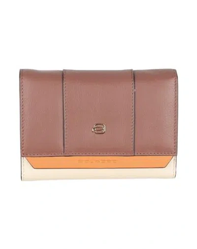 Piquadro Woman Wallet Brown Size - Cow Leather
