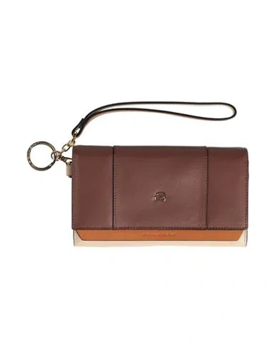 Piquadro Woman Wallet Chocolate Brown Size - Cow Leather