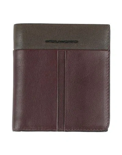 Piquadro Woman Wallet Dark Brown Size - Cow Leather