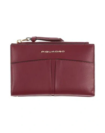 Piquadro Woman Wallet Garnet Size - Cow Leather