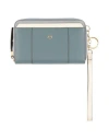 Piquadro Woman Wallet Pastel Blue Size - Cow Leather