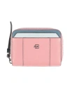 Piquadro Woman Wallet Pink Size - Leather
