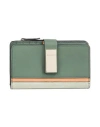 Piquadro Woman Wallet Sage Green Size - Leather