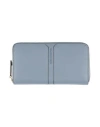 Piquadro Woman Wallet Slate Blue Size - Leather
