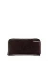 Piquadro Women's Wallet Large, 4 Blowjobs Woman  Pd15b2r-mo Brown In Brown