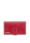 Piquadro Women's Wallet  Pd1353b2r-r Red In Red