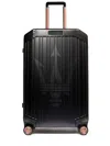 Piquadro X Maseratti Printed Suitcase In Black
