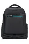 Piquadro Versatile Backpack Featuring Multiple Pockets In Black