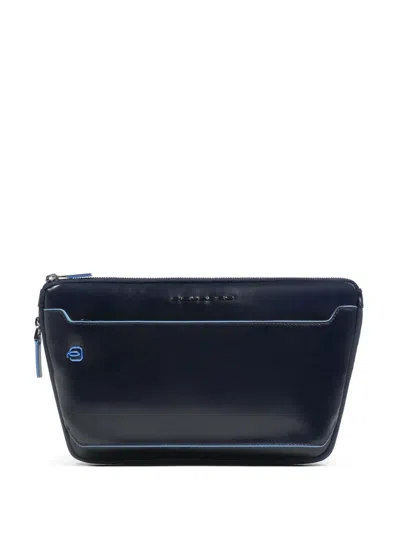 Piquadro Zip Fastening Belt Bag In Blue