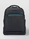 Piquadro Versatile Backpack Featuring Multiple Pockets In Black