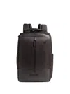 Piquadro Zip Travel Laptop Backpack In Brown