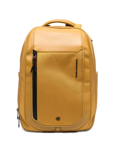 Piquadro Zip-up Backpack In Pink