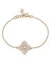 Piranesi 18k Rose Gold Fiore Bracelet With Diamonds, 0.77 Ct. T. W. In Pink