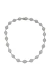 Piranesi 18k White Gold And Diamond Maison Necklace