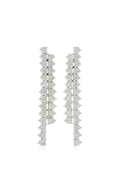 Piranesi 18k White Gold Diamond Earrings