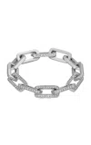 Piranesi 18k White Gold Diamond Link Bracelet