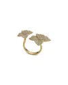Piranesi 18k Yellow Gold Double Fiore Ring With Diamonds, 2.11 Ct. T. W. In Gold