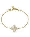 Piranesi 18k Yellow Gold Fiore Bracelet With Diamonds, 0.78 Ct. T. W. In Gold