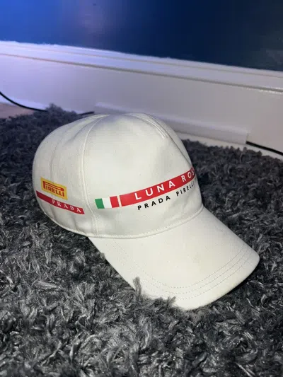 Pre-owned Pirelli X Prada Luna Rossa Pirelli Hat/cap In White