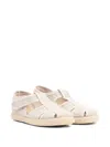 Pisamonas Canvas Sandals In Neutral