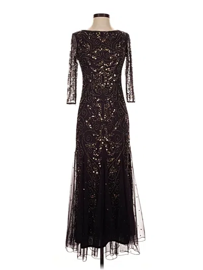 Pre-owned Pisarro Nights Cocktail Dress In Black