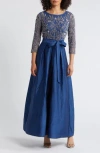 Pisarro Nights Sequin Bodice Gown