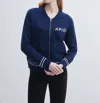 Pissenlit Apres Ski Cardi In Navy In Blue