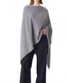 Pissenlit Pure Cashmere Travel Wrap In Grey In Gray