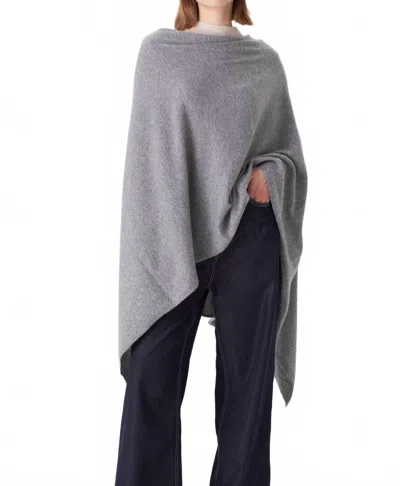 Pissenlit Pure Cashmere Travel Wrap In Grey In Gray