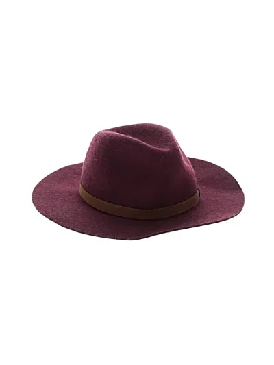 Pre-owned Pistil Sun Hat In Burgundy