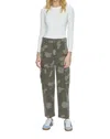 Pistola Addie High Rise Cargo Trouser In Camo In Multi