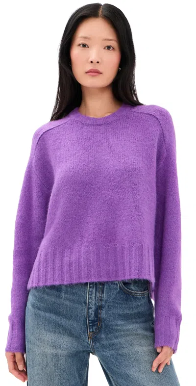 Pistola Adina Crew Neck Sweater Moonlit Violet In Purple