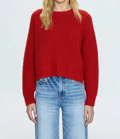 Pistola Adina Every Day Sweater In Rouge