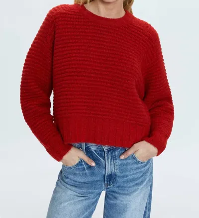 Pistola Adina Every Day Sweater In Rouge In Red