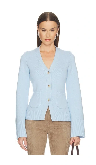 Pistola Aeron Cinched Waist Cardigan In Blue