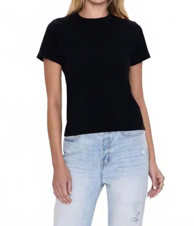 Pistola Alba Baby Tee In Noir In Black