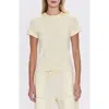 Pistola Alba Baby Tee In Lemonade In White