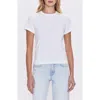 Pistola Alba Baby Tee In Le Blanc In White