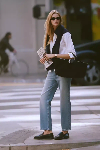 Pistola Aleks High-rise Straight-leg Jeans In Blue